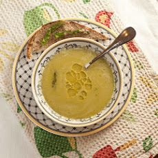 Seared Asparagus Soup with Chervil