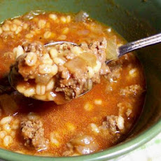 Barley Burger Stew for 2