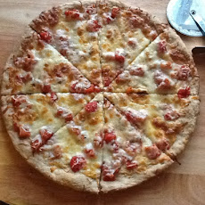 Wholesome Pizza with Whole Wheat and Flax Seed Crust