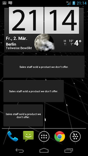 BOFH Excuses Widget