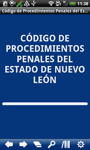 Penal Pro. Code Nuevo León
