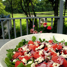 Watermelon and Arugula Salad