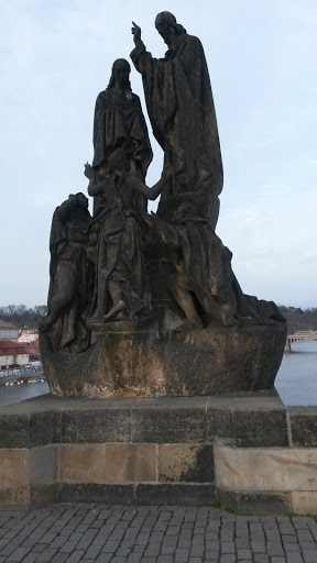 Statues on Charles Bridge