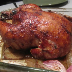 Persian Chicken Stuffed With Rice