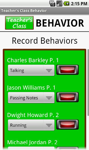 【免費教育App】Teacher's Class BEHAVIOR PRO-APP點子