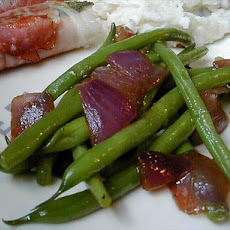 Green Beans With Pan-Roasted Red Onions (Thanksgiving)