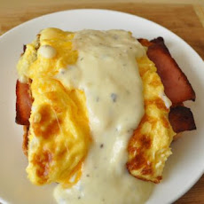 Brunch Eggs With Herbed Cheese Sauce