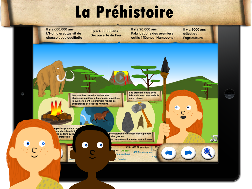 Android application World History - French screenshort