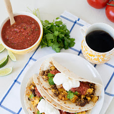Breakfast Tacos and Resturant Style Habanero Salsa