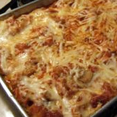 Buffalo Cheesy Chicken Lasagna