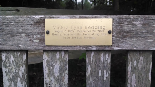 Vickie Redding Memorial Bench