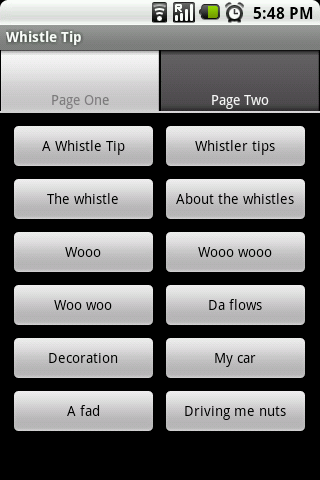 Whistle Tip Soundboard