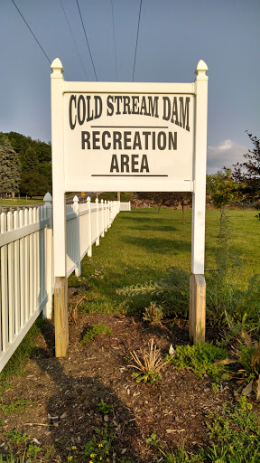 Cold Stream Dam Rec Area Sign