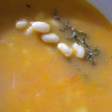 Brothy Tomato and Bean Soup