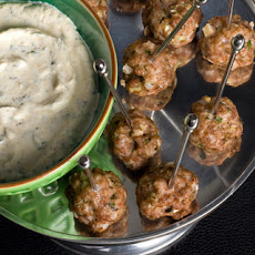Lamb Meatballs with Lemon-Cumin Yogurt Recipe