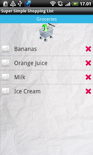 Super Simple Shopping List