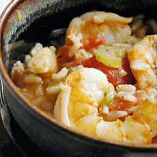Brown Rice-Shrimp Jambalaya