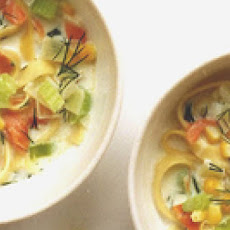 Smoked Salmon and Corn Chowder