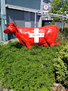 Swiss Cow Statue
