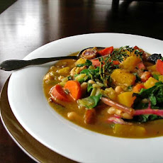 Butternut, Chard & White Bean Soup Pressure Cooker