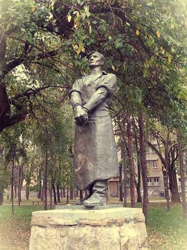 Monument in Zemun park