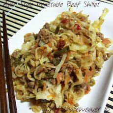 Quick Asian Style Vegetable Beef Skillet