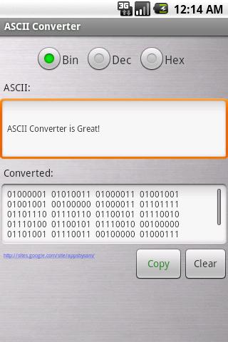 ASCII Converter