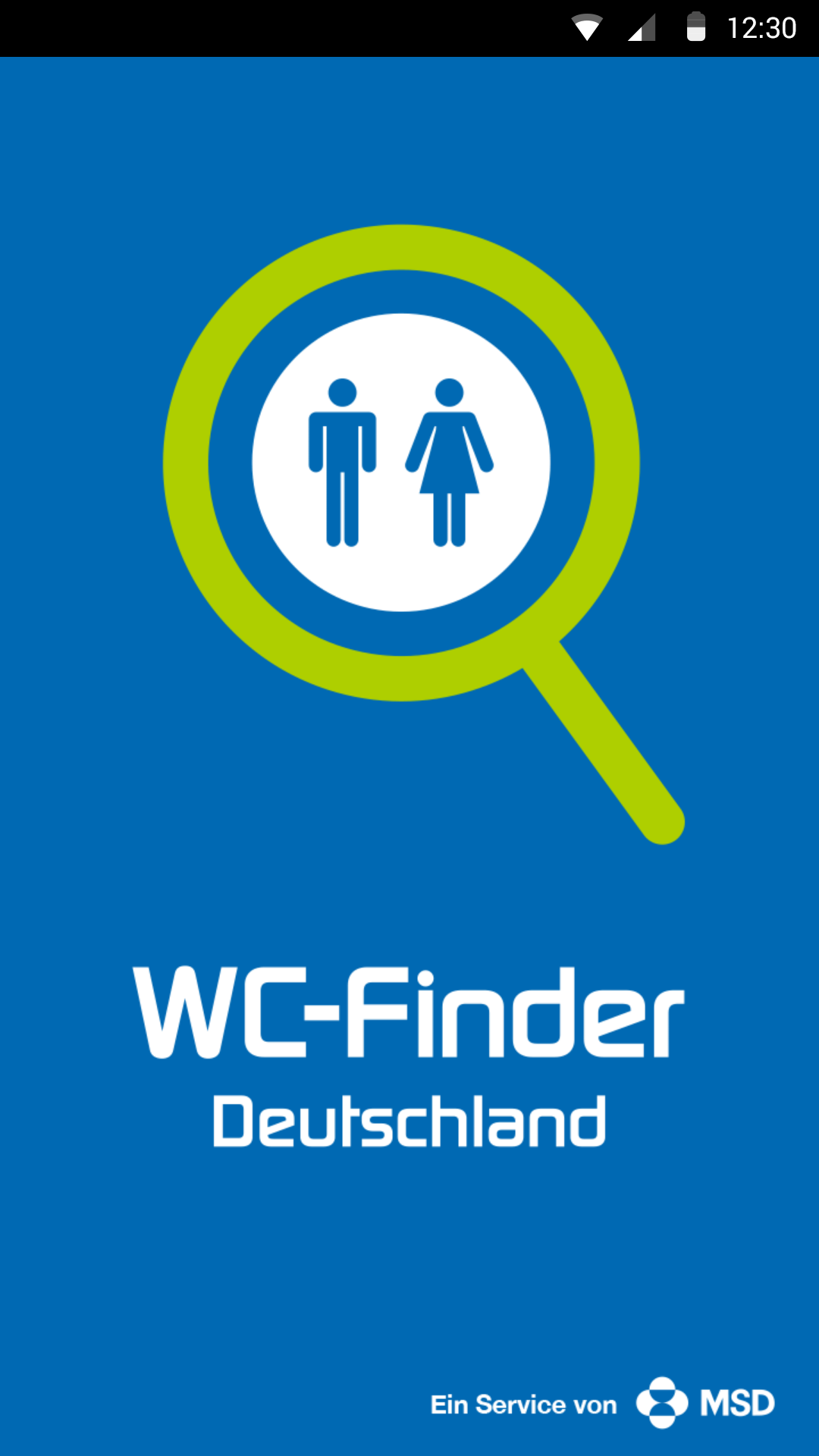 Android application WC-Finder Deutschland screenshort