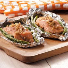 Honey-Dijon Salmon and Asparagus
