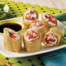 Strawberry Mint Spring Rolls