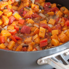Butternut squash caponata