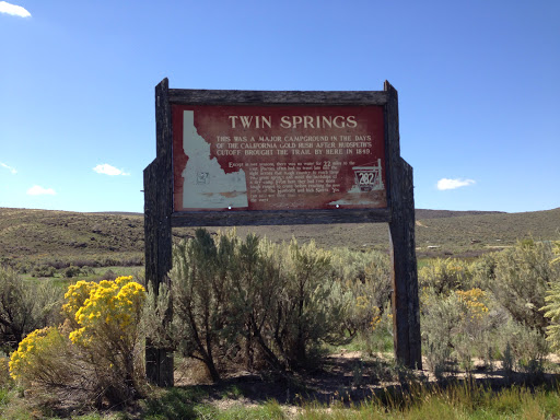 Twin Springs Historic Sign
