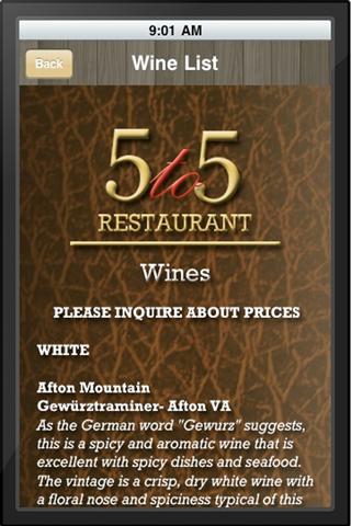 【免費商業App】5 to 5 Restaurant-APP點子