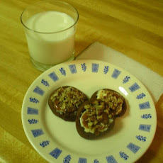 Turtle Cheesecake Thumbprint Cookies