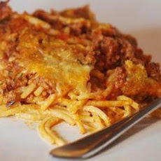 Baked Spaghetti (Weight Watchers Friendly)