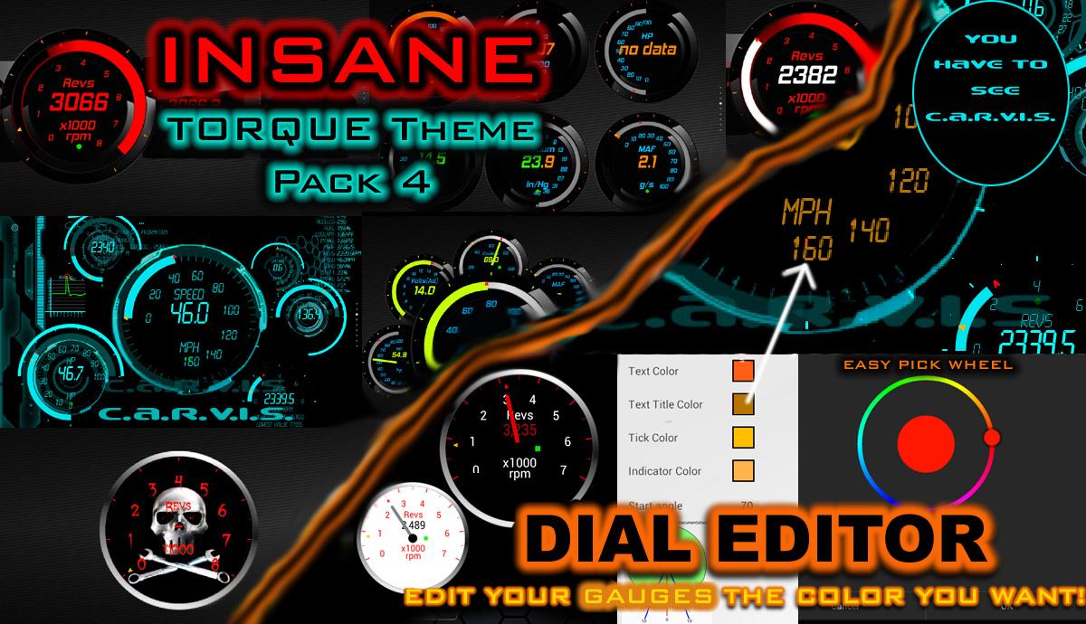 Android application Torque Theme Pack 4 (OBD 2) screenshort