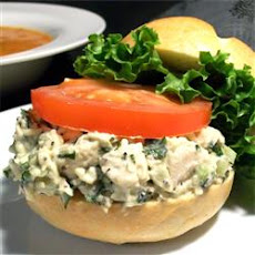 Parmesan and  Basil Chicken Salad