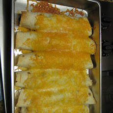 Easy Chicken & Black Bean Enchiladas