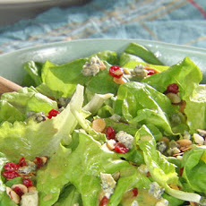 Cranberry-Almond Green Salad with Honey Mustard Vinaigrette
