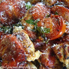 Grilled Chicken with Fresh Garden Tomatoes