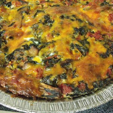 Spinach, Mushroom and Cheese Casserole