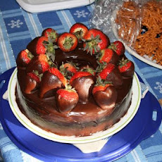 Chocolate Covered Strawberry Cake