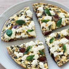 Baby Eggplant, Olive, and Herb-Cheese Frittata