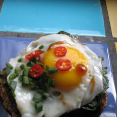 Poached Eggs With Oyster Sauce