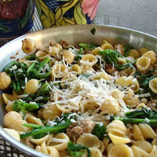 Orecchiete with Broccoli Rabe and Sausage