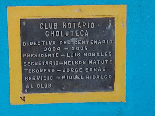 Placa Club Rotario