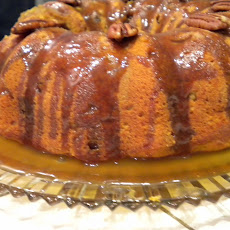 Sweet Potato Buttermilk Bundt Cake with Brown Sugar Bourbon Glaze