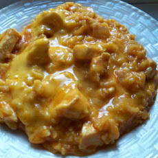 One Skillet Cheesy Chicken and Rice
