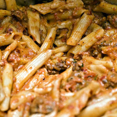 Penne with Spicy Vodka Tomato Cream Sauce