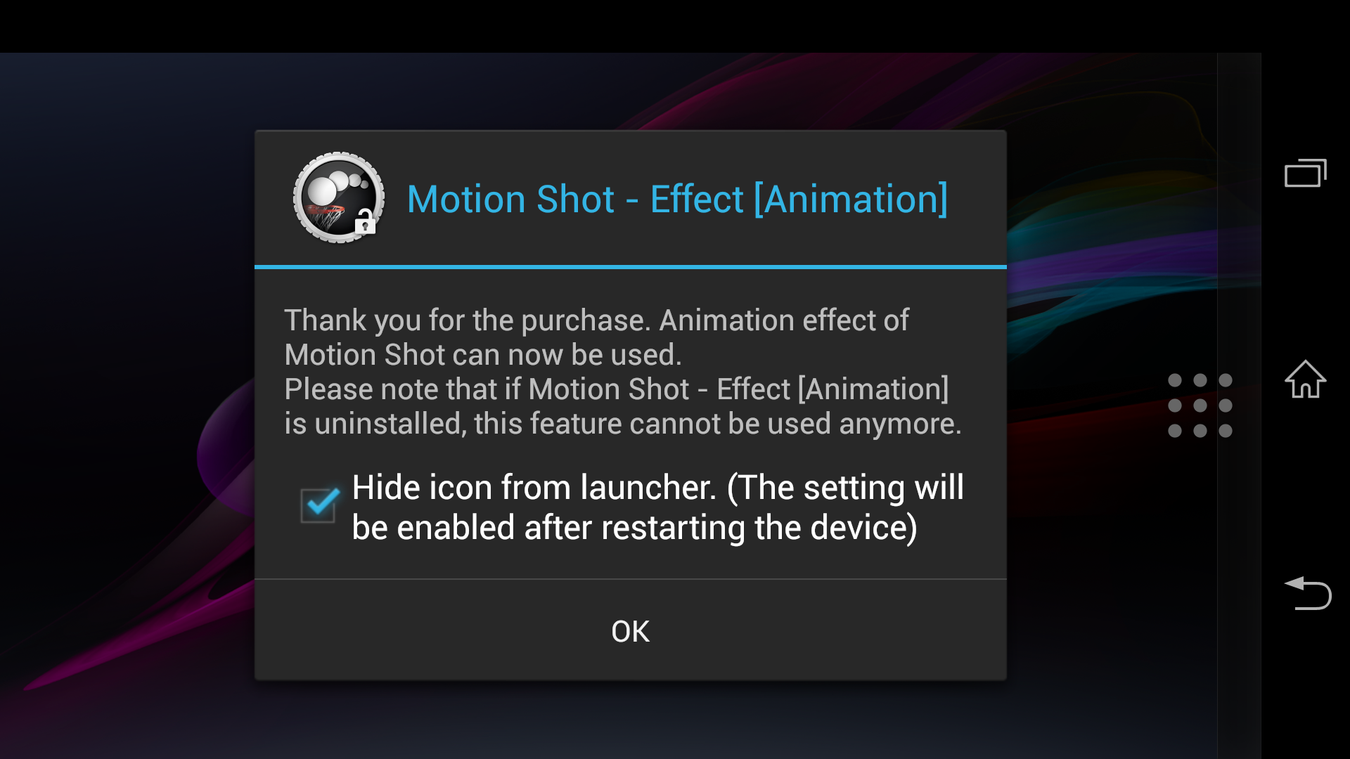 Android application Motion Shot-Effect [Animation] screenshort
